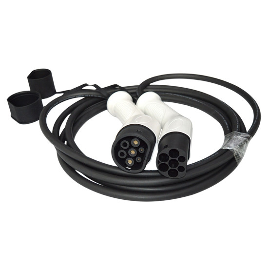IEC 62196 TPU Тип 2 - Тип 2, 3 фазы 16A 32A Кабель для зарядки электромобилей 5M