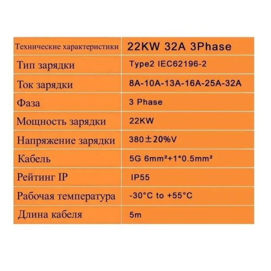 Домашняя зарядная станция для электромобилей, настенная, 22 кВт,IEC-62196,тип 2, APP управления