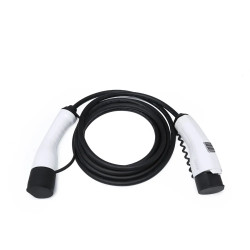 Кабель для зарядки электромобилей 32А 3 фазы 22кВт, Type2 - GB/T , 5м Кабель